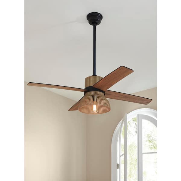 Home Decorators Collection Savannah 52, Canvas Blade Ceiling Fan With Light