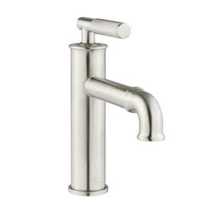 Avallon Single-Handle Single-Hole Bathroom Faucet in Brushed Nickel
