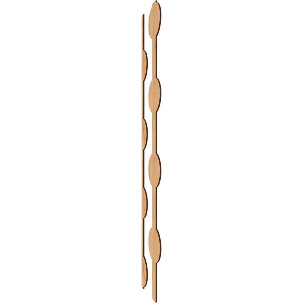 Bridgeport 47" Maple Wood Decorative Slat Wall Panel Kit
