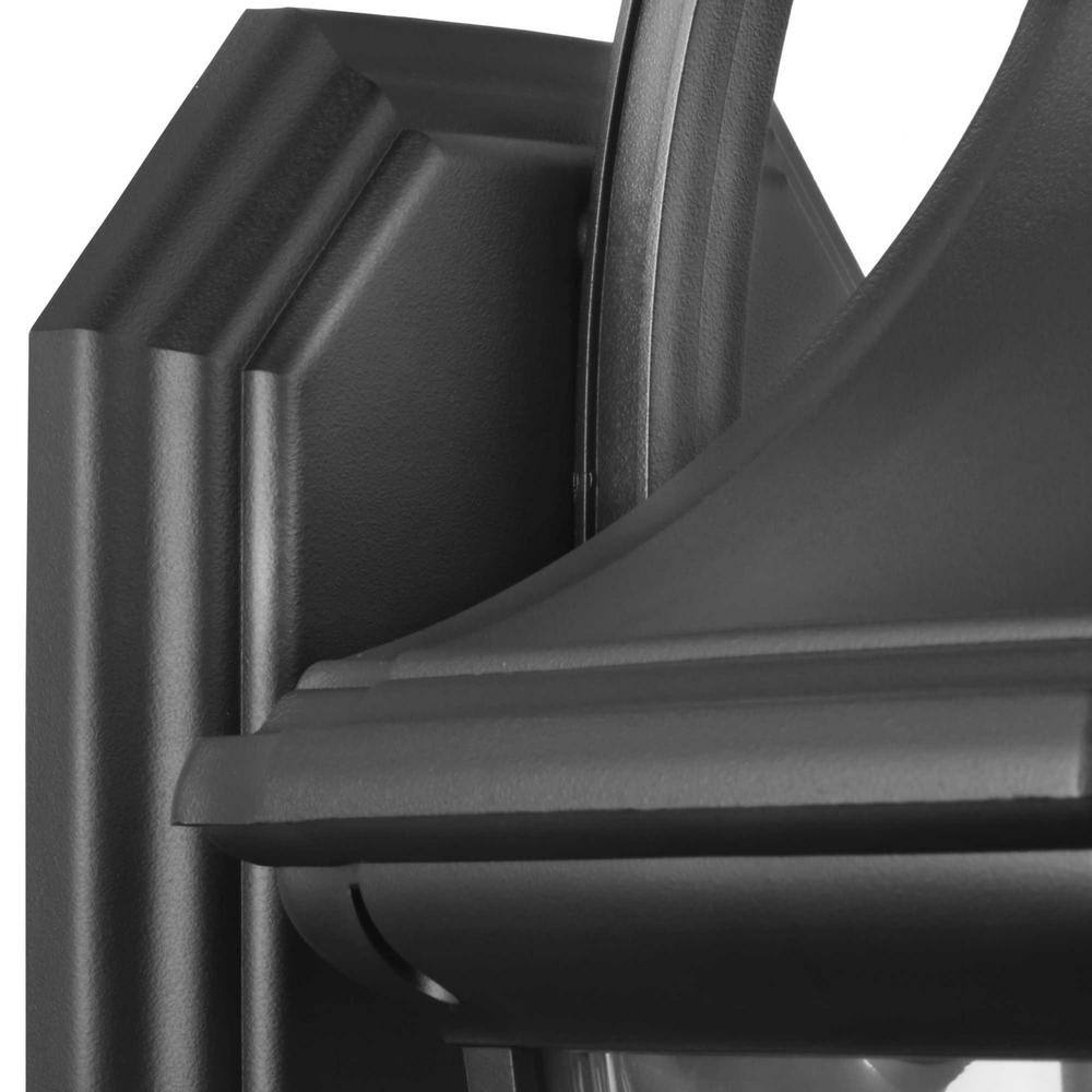 Marquette 19" Black Resin Outdoor Wall Lantern