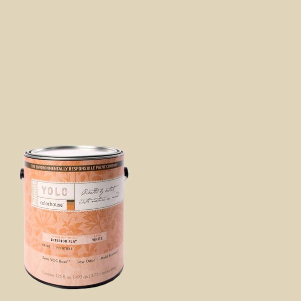 YOLO Colorhouse 1-gal. Stone .01 Flat Interior Paint-DISCONTINUED