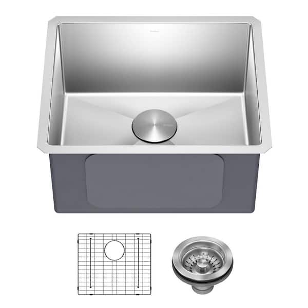 Standart PRO 16 Gauge Stainless Steel 21 in. Undermount Bar Sink