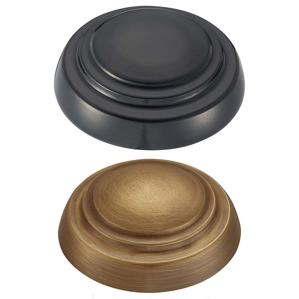 Sand Coal and Brushed Brass 3-Light Bath Vanity with Clear Glass