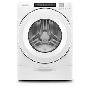 4.5 cu. ft. High Efficiency White Front Load Washing Machine with Steam and Load and Go Dispenser
