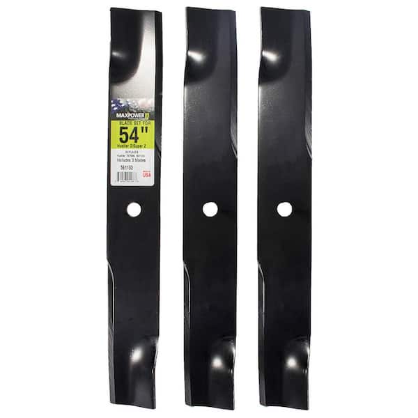 Photo 1 of 3 Blade Set for Many 54 in. Cut Hustler Mowers Replaces OEM #'s 601124 and 797696