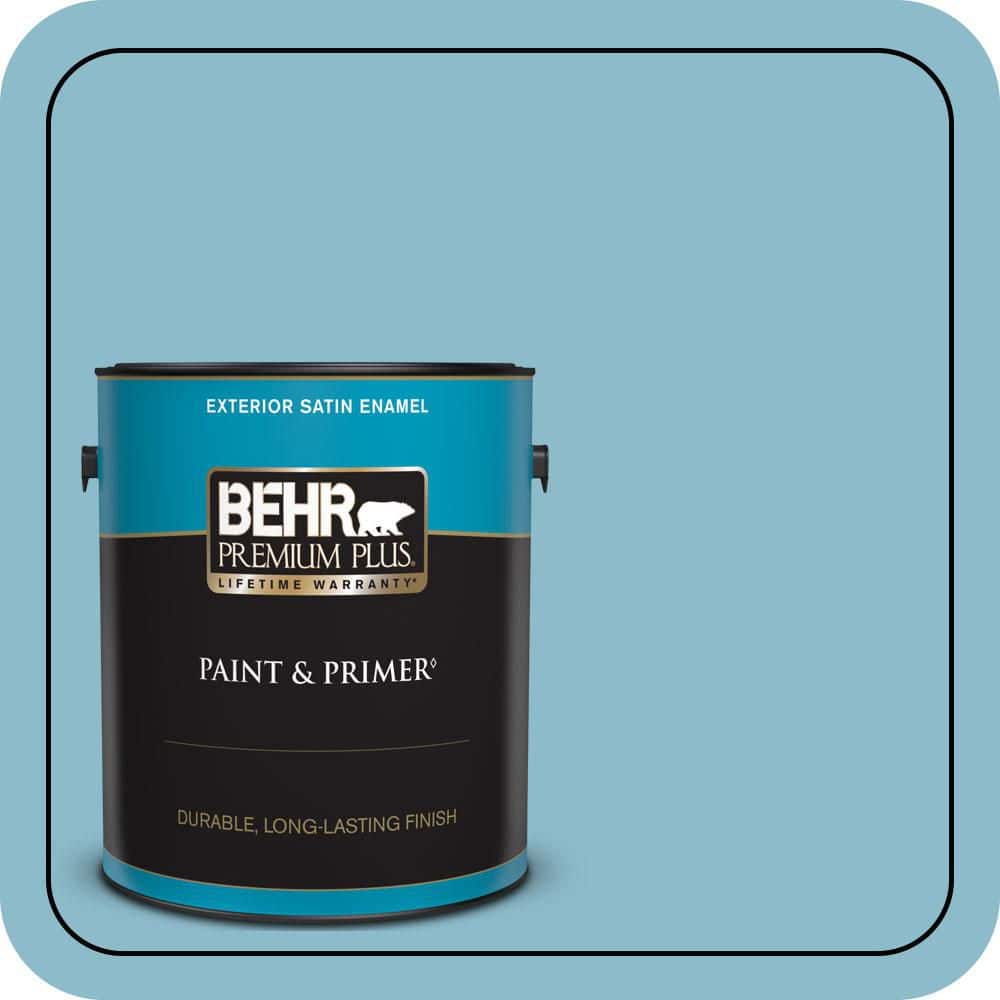 1 gal. #S460-3 Blue Echo Satin Enamel Exterior Paint & Primer price history on PriceWatchPro