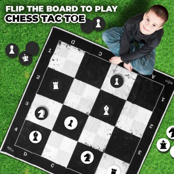 Giant Checkers, Chess, & Chess Tac Toe Game