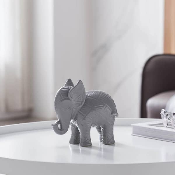 HEMSLY INC Textured Gray Large Elephant