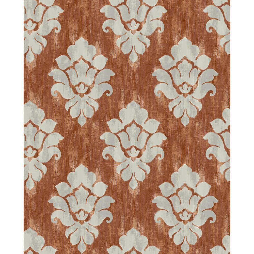 Have a question about Seabrook Designs Corsica Damask Metallic Greige ...