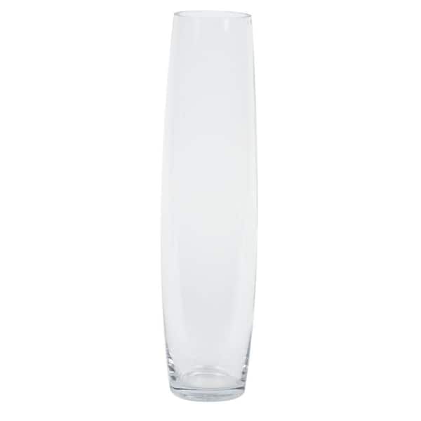 16 in. Clear Torpedo Vase