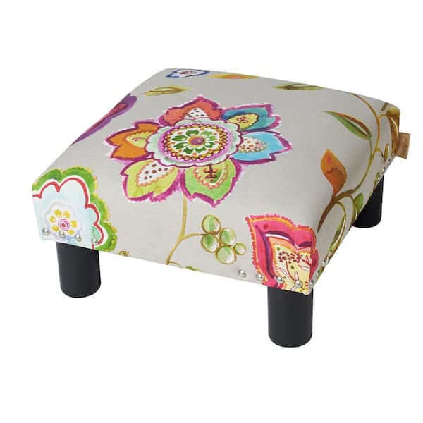 Jennifer Taylor Jules Multicolored Ottoman