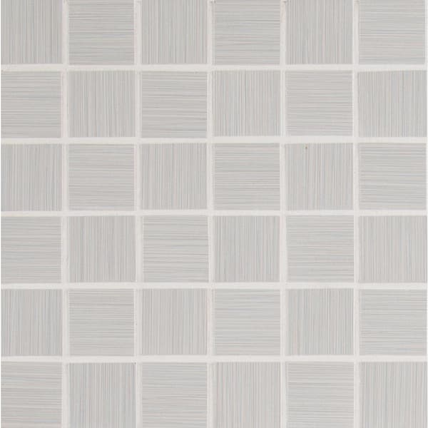 MSI Metro Glacier 12 in. x 12 in. x 0.38 in. Matte Porcelain Mesh-Mounted Floor and Wall Tile (1 sq. ft./Each)