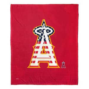MLB Angels Celebrate Series Silk Touch Throw Blanket