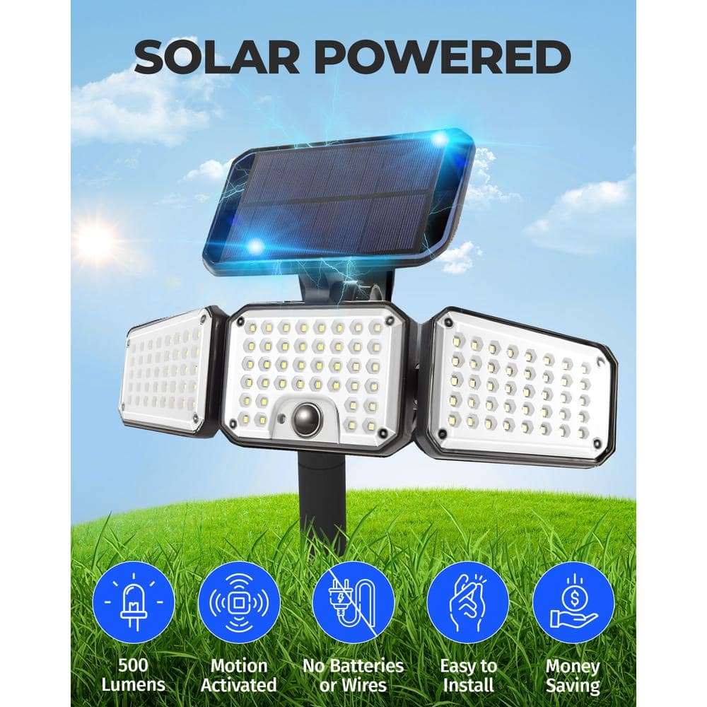 Bell & Howell Solar Powered Motion-Sensing LED Floodlight