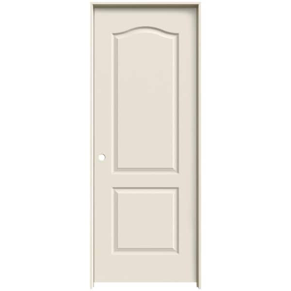 MMI Door 30 in. x 80 in. Smooth Princeton Right-Hand Solid Core Primed Molded Composite Single Prehung Interior Door