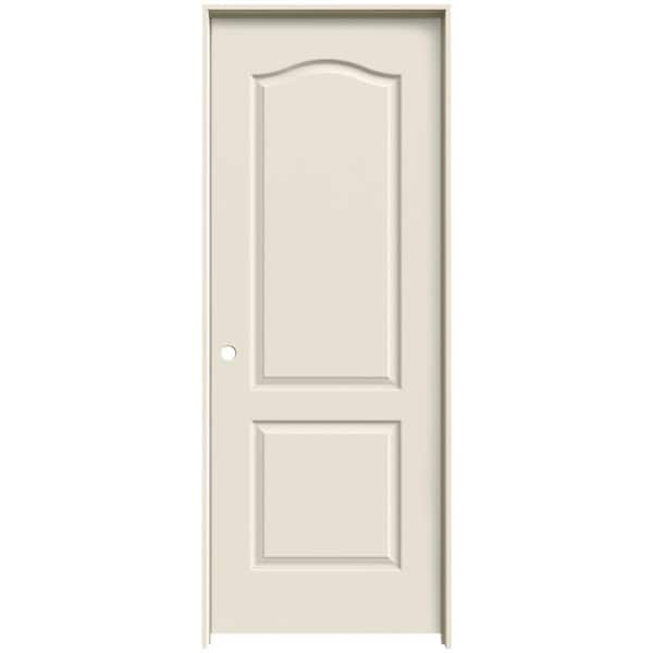 MMI Door 32 in. x 80 in. Smooth Princeton Right-Hand Solid Core Primed Molded Composite Single Prehung Interior Door