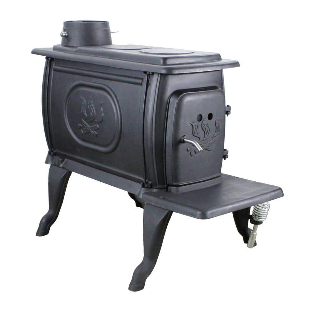 Cast iron stove with oven, wood burning stove, fireplace, cooker stove