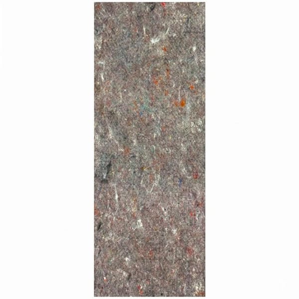 Premium Absorbent Non-Slip Rug Pad, Spill Protection and Floor Safety 3 ft. X 20 ft. Polyester Garage Flooring, Beige