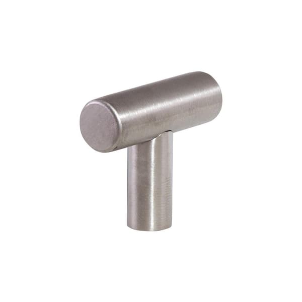 1.54 in. Stainless Steel Cabinet T-Pull Knob Value Pack (10-Pack) 1.54 in. Stainless Steel Cabinet T-Pull Knob Value Pack (10-Pack)