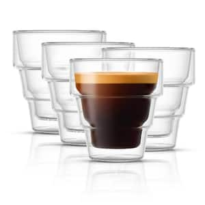 JoyJolt 5.4 Oz. Clear Espresso Disney Mickey Mouse 3D Borosilicate ...