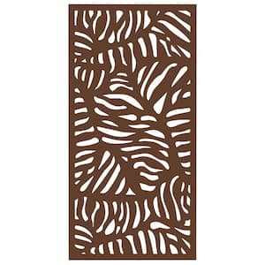 Bahama 6 ft. x 3 ft. Espresso Recycled Polymer Decorative Screen Panel, Wall Decor and Privacy Panel