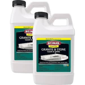 64 oz. Disinfecting Granite Cleaner and Polish Safely Cleans and Shines Granite Marble Quartz Countertop 2-Pack