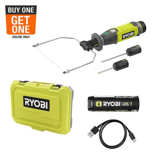 USB Lithium Hot Wire Foam Cutter Kit with 2.0 Ah Lithium-ion Rechargeable Battery
