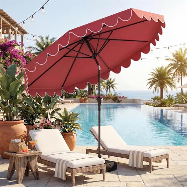 large patio self standing umbrellas GDPFN 15FT Umbrella with Base Included, Outdoor Deck Umbrella with Crank Handle, Double-Side Rectangular Pool Umbrella for Outside, Market, Patio, Beige : Patio, Lawn & Garden Perfect for summer barbecues Bell Dominator Duotrap Bluetooth Trek Bike Color:Sakura Pink
