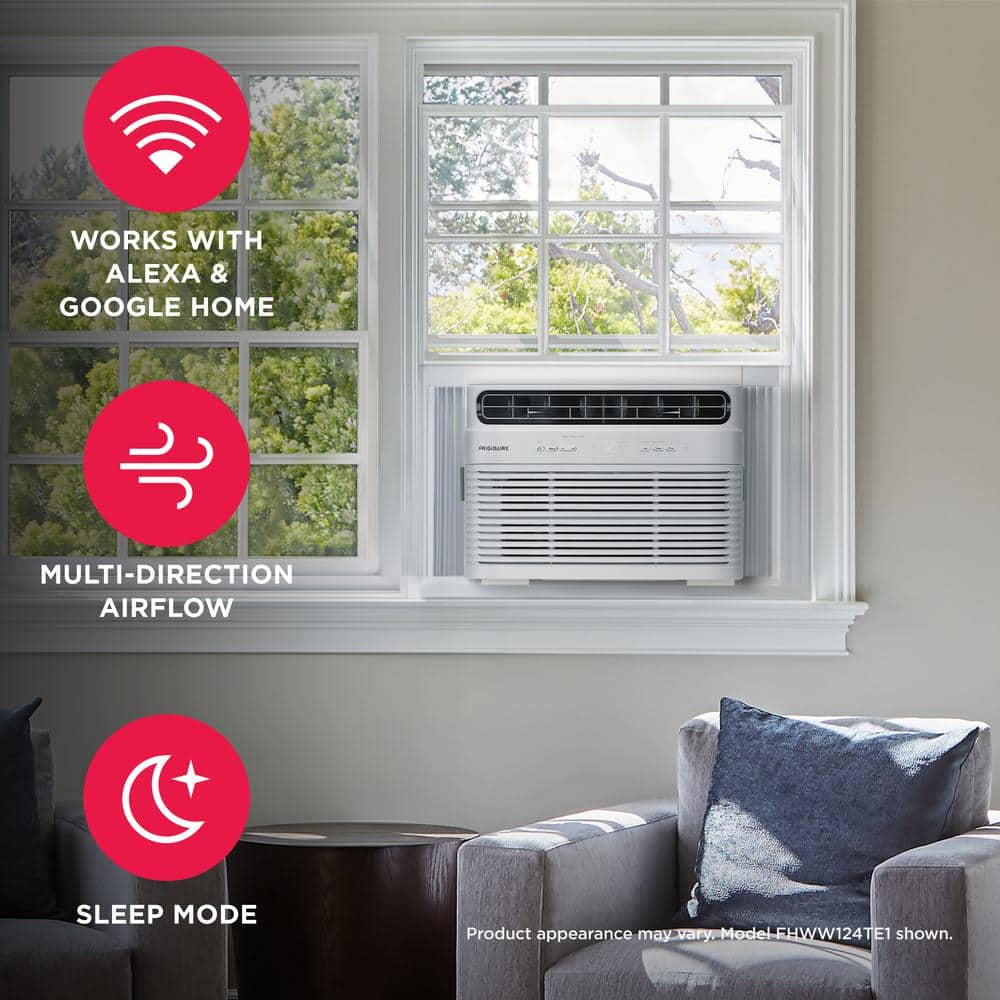 Frigidaire 18,000 BTU White Smart Window Air Conditioner