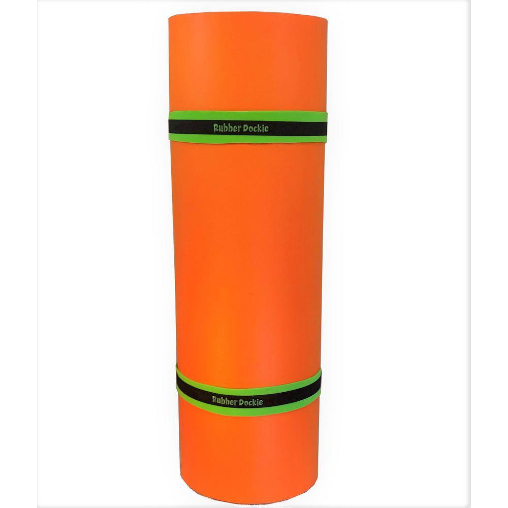 Green and Orange 18x6 ft Foam Floating Water Mat