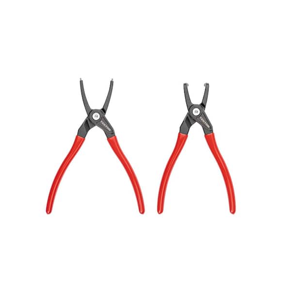 9 in. Internal Retaining Ring Pliers Set, 2-Piece (0.090 in. Tips)