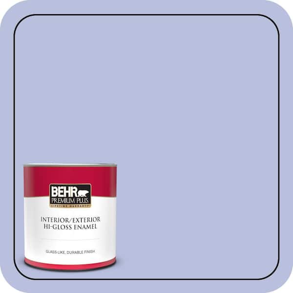 BEHR PREMIUM PLUS 1 qt. #MQ4-31 Stardust Evening Hi-Gloss Enamel Interior/Exterior Paint & Primer