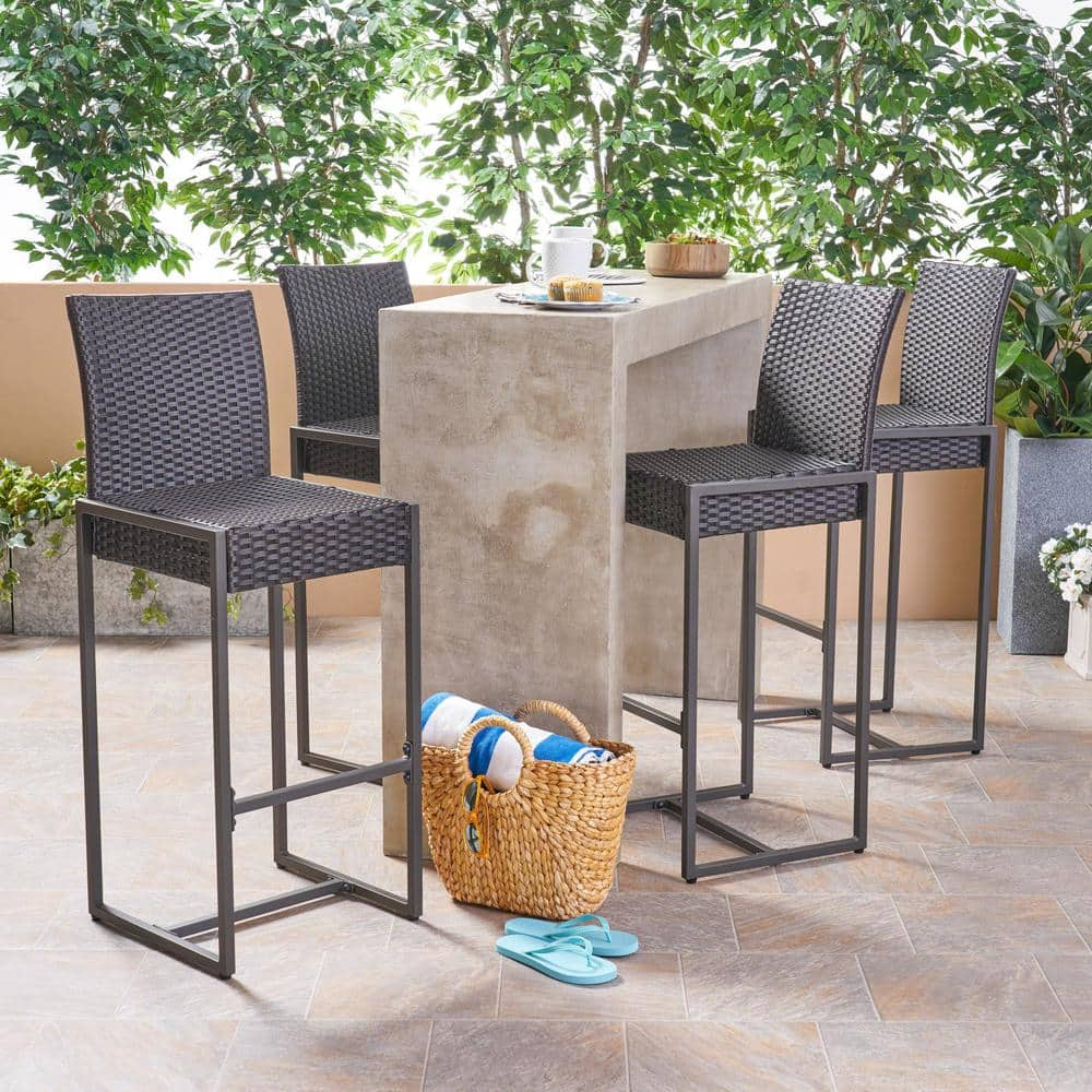 conway outdoor wicker barstool