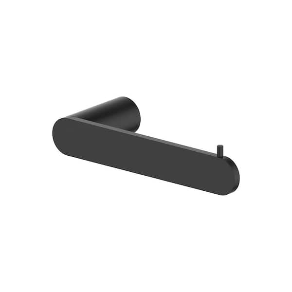 Crystal Bay Toilet Paper Holder in Matte Black (CBY-TP-MB)