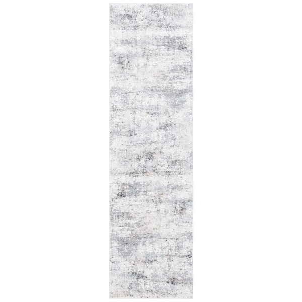 SAFAVIEH Amelia Gray/Gold 2 ft. x 8 ft. Distressed Runner Rug