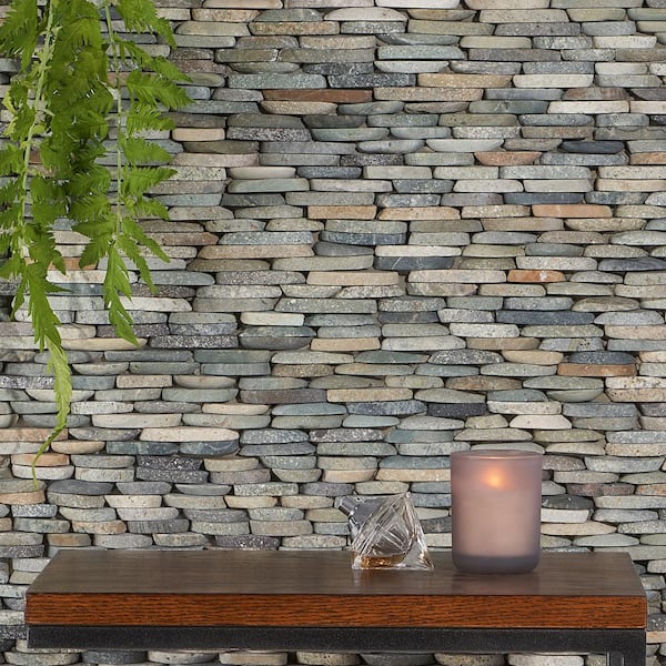 Ivy Hill Tile Countryside Dark Blend Stacked Sliced 4 in. x 11 in 