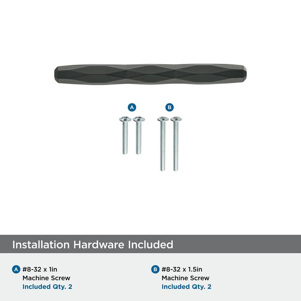 St. Vincent Matte Black Bronze 5.4" Bar Pull with Mounting Hardware