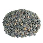 0.50 cu. ft. 3/8 in. Mixed Mexican Beach Pebble Smooth Round Rock for Gardens, Landscapes and Ponds