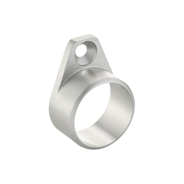 Draco Silver Aluminum Round Wall Bracket