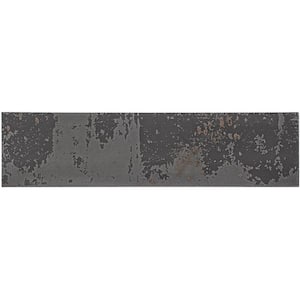 Serenite Xeila Gray/Brown Matte 4 in. x 15 3/4 in. Smooth Ceramic Subway Floor and Wall Tile (11 sq. ft./Case)