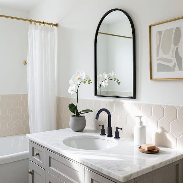 8 in. Widespread 2-Handle 3 Hole Bathroom Faucet with Pop Up Drain t in Matte Black