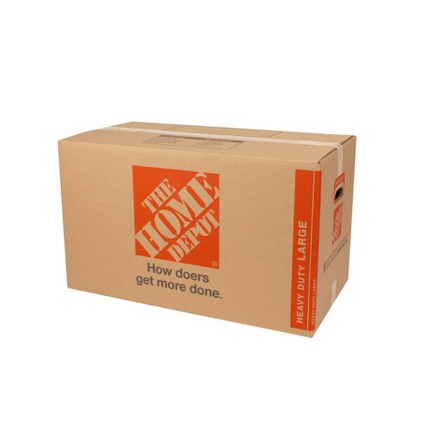 The Home Depot Heavy Duty Large Moving Box 25-Pack (28 in. L x 15 in. W x 16 in. D)