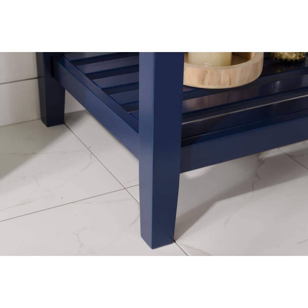 24" Blue Poplar and MDF Freestanding Sink Vanity
