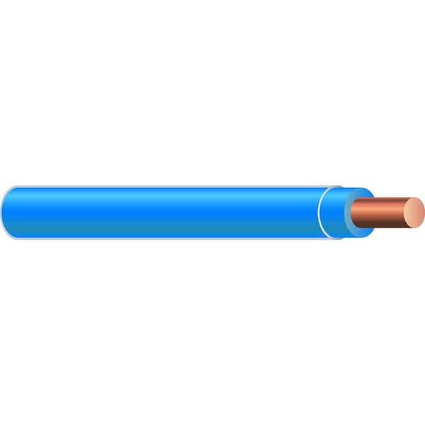 2,500 ft. 10 Blue Solid CU THHN Wire