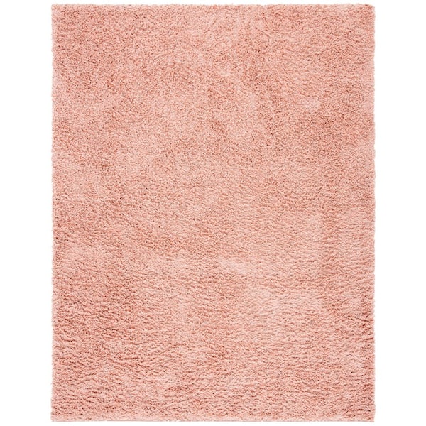 SAFAVIEH August Shag Rose 8 ft. x 10 ft. Solid Area Rug