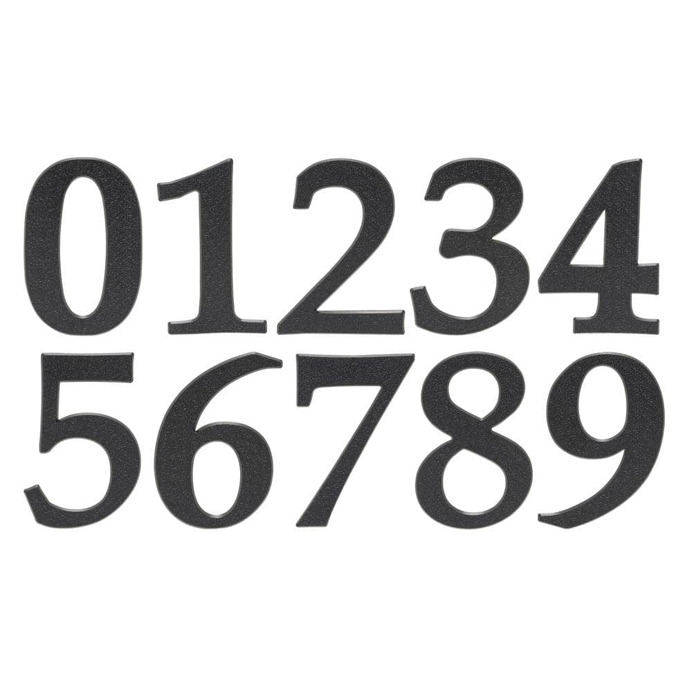 Aurora Black and White Metal Solar LED Address Post