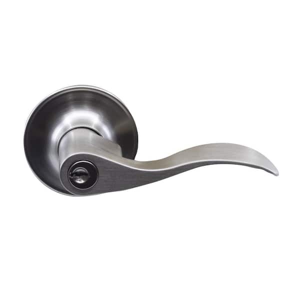 DELANEY HARDWARE KIT#BN3001R-PP 5-Bennett Satin Nickel Entry Door Handles and 5-Satin Nickel Single Cylinder Deadbolt All Keyed Alike - 3