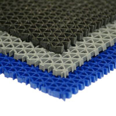 Rubber-Cal Fine Rib Corrugated Rubber Runners - 1/8 Thick x 4ft x 1.5ft  Rubber Matting