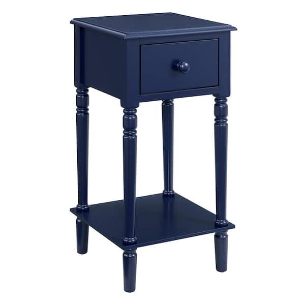 Picket House Furnishings Nova 28 in. H x 14 in. W x 15 in. D Nightstand With USB in Blue