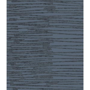 Nikki Chu Blue Burundi Thatch Peel and Stick Wallpaper (Covers 30.75 sq. ft.)